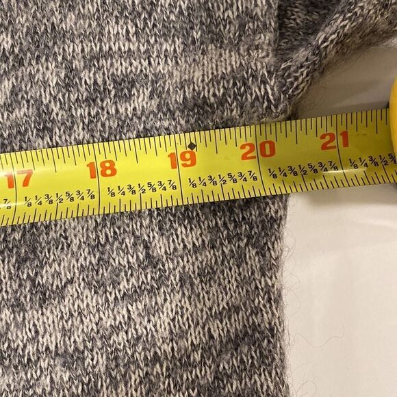 Leo & Sage scoop neck color block wool cashmere pullover sweater - Picture 8 of 9